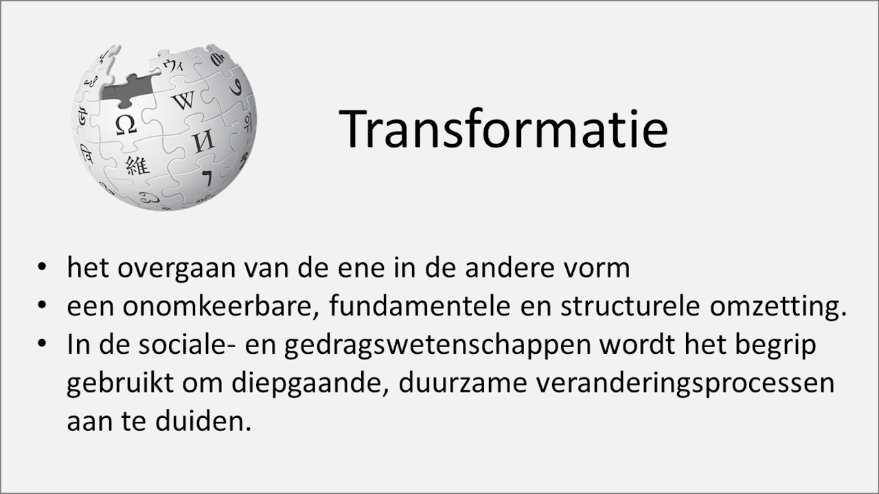 Blog - Conclusion Consulting - Verandering of Transformatie?