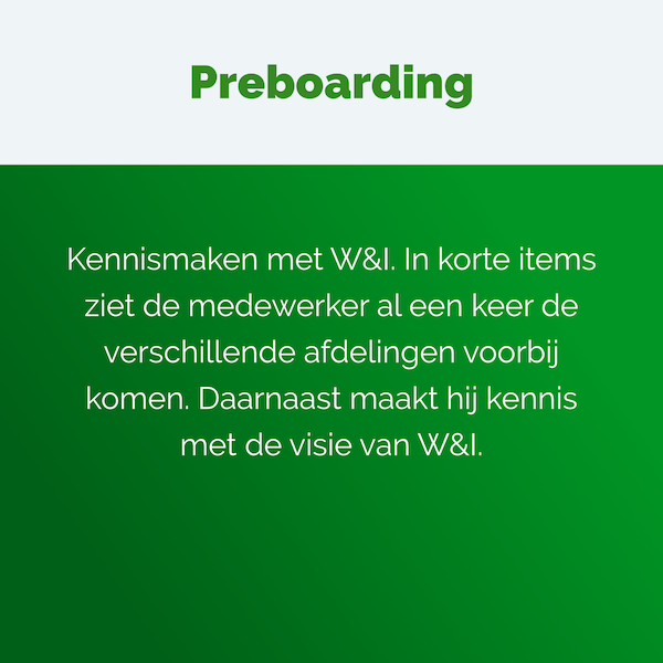 schermafbeelding uit de onboarding app