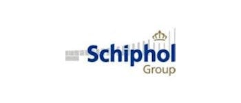 Het logo van Royal Schiphol Group